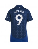 Manchester United Rasmus Hojlund #9 Venkovní Dres pro Dámské 2024-25 Krátký Rukáv